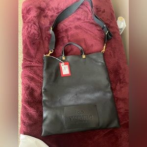 Valentino Garavani Black Flat Tote